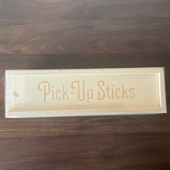 Hearth & Hand Pick-Up Sticks Game in Wooden Storage Box - Picture 5 of 9